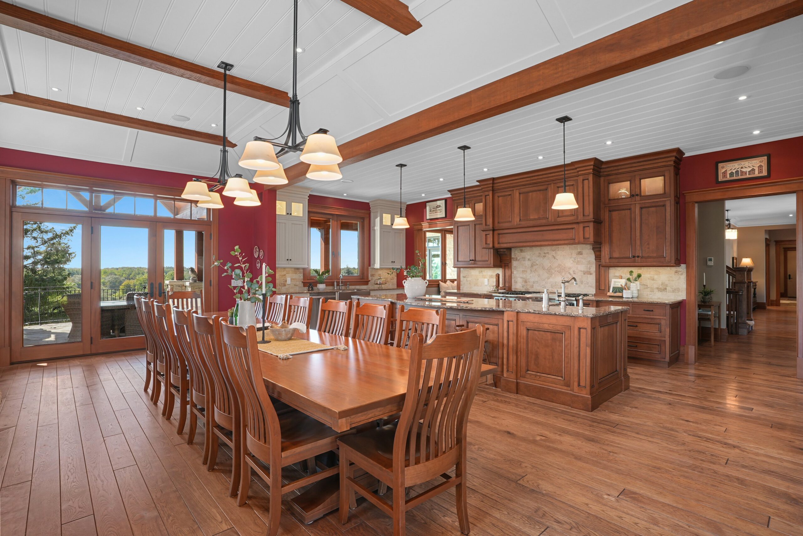 Aerial photo of Waterloo country estate with the Waterloo skyline in the distance
